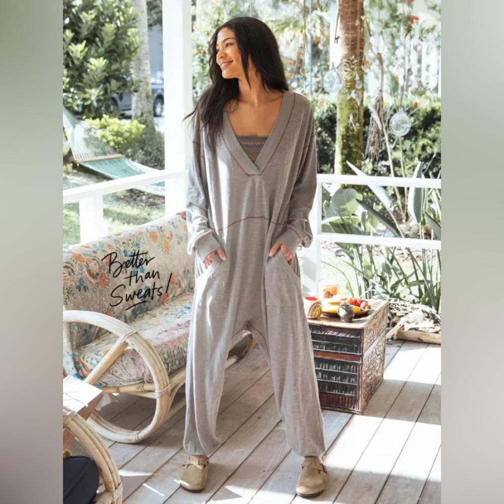 NATURAL LIFE Gray Lounge Jumper Size Large - Picture 3 of 16